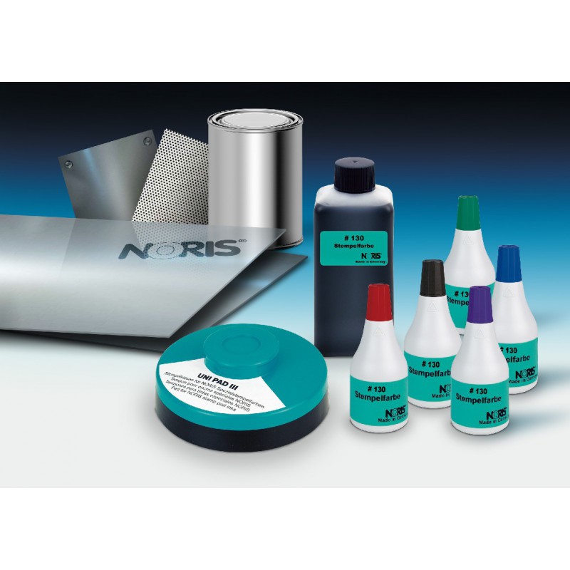Encre Noris #196 Pour Tampons - Blanc, Spéciale Plastiques Et Surfaces Brillantes