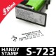Tampon de poche Shiny S-722- 3 lignes