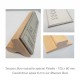 tampon bois grand format pour palette nimp15 - 100 x 60 mm